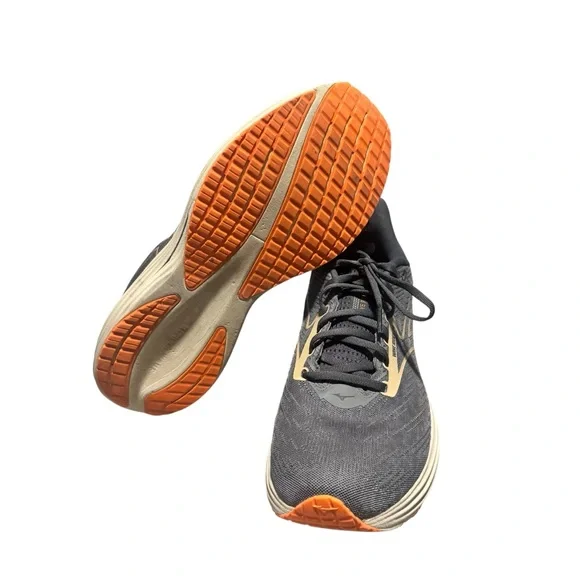 Mizuno Wave Rider 29 Men's Athletic Road Running Shoe Grey Orange Size 12.5 - Picture 8 of 8